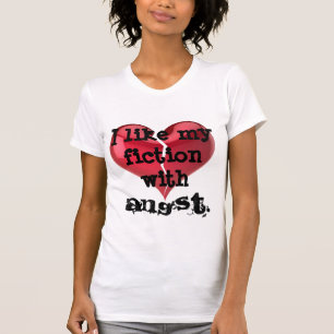 Liefde hartverscheurende fictie - laat het ze wete t-shirt