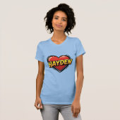 Liefde Hayden T-shirt (Voorkant volledig)