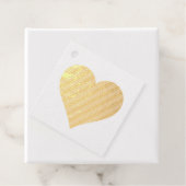 Liefde - Heart Folie Favor Tags (Met doos)