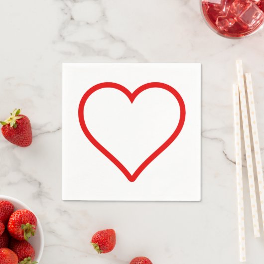 Liefde - Heart Napkins Servet (Insitu)