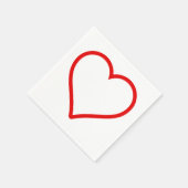 Liefde - Heart Napkins Servet (Hoek)