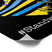 Liefde Heart Oekraïne is een soort van toneelstukj Poster (Hoek)