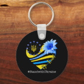 Liefde Heart Oekraïne is een soort van toneelstukj Sleutelhanger (Voorkant)