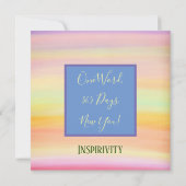 Liefde  Hearts Flowers Inspirerend Bedankkaart (Achterkant)