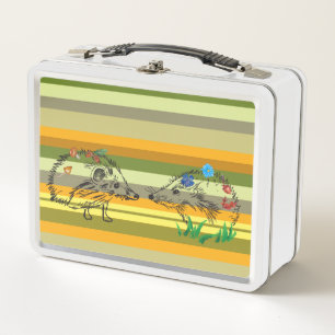Liefde Hedgehogs Herfst tekening Lunchbox