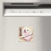 Liefde heeft Bichon vacht Magneet (Insitu (Vaatwasser))