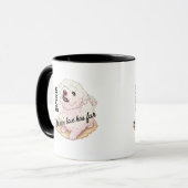 Liefde heeft Bichon vacht  Mok (Voorkant links)
