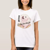 Liefde heeft Bichon-vacht T-shirt (Voorkant)