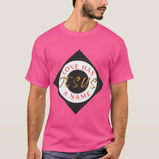Liefde heeft een naam (Jesus) Diamond Logo T-shirt