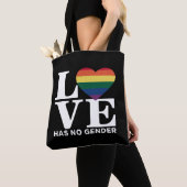 Liefde heeft geen geslacht LGBTQ Rainbow Pride Maa Tote Bag (Dichtbij)