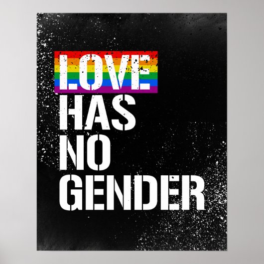 Liefde heeft geen geslacht - LGBTQ-rechten - - Poster (Voorkant)
