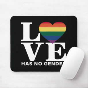 Liefde Heeft Geen Geslacht LGBTQ Regenboog Pride M Muismat