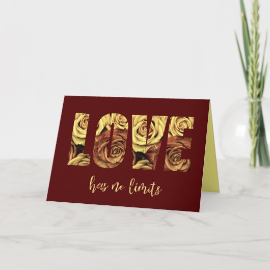 Liefde Heeft Geen Grens Kaart (Voorkant)