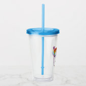 Liefde heeft geen grenzen acryl drinkbeker (Rechts)