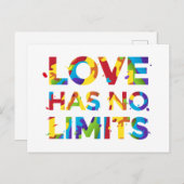 Liefde heeft geen grenzen briefkaart (Voorkant / Achterkant)