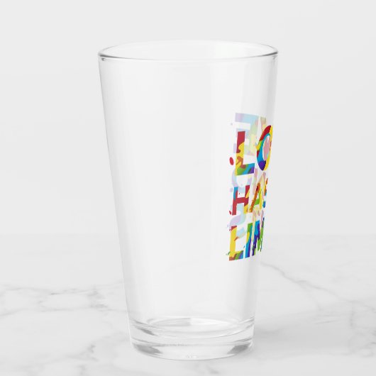 Liefde heeft geen grenzen glas (Rechts)