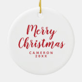 Liefde heeft geen grenzen keramisch ornament (Achterkant)