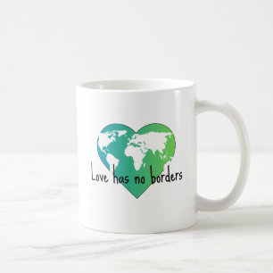Liefde heeft geen grenzen koffie mok