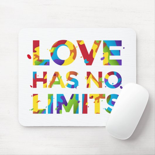 Liefde heeft geen grenzen muismat (Met muis)