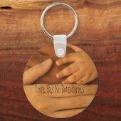 Liefde heeft geen grenzen sleutelhanger (Voorkant)