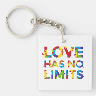 Liefde heeft geen grenzen sleutelhanger