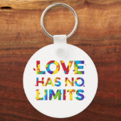 Liefde heeft geen grenzen sleutelhanger (Voorkant)