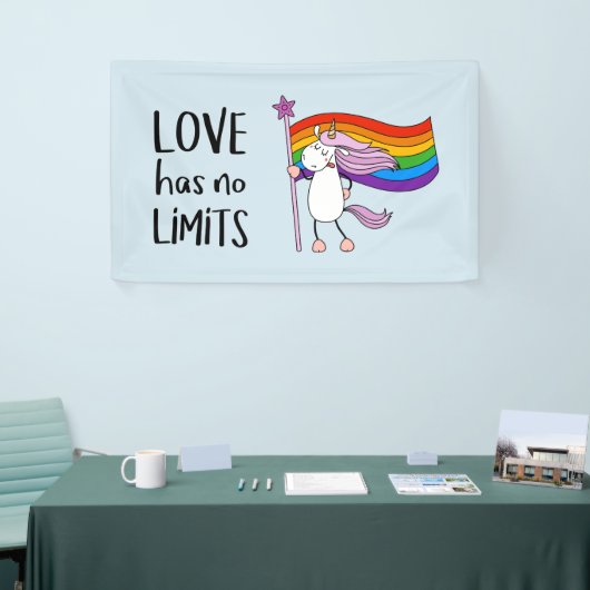 Liefde heeft geen grenzen spandoek (Beurs)