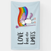 Liefde heeft geen grenzen spandoek (Verticaal)