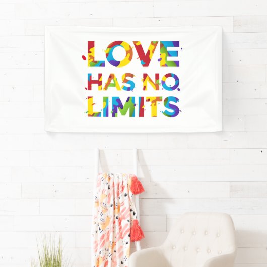 Liefde heeft geen grenzen spandoek (Insitu)