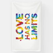 Liefde heeft geen grenzen spandoek (Verticaal)