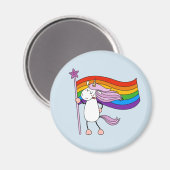 Liefde heeft geen grenzen Unicorn Magneet (Voorkant / Achterkant)