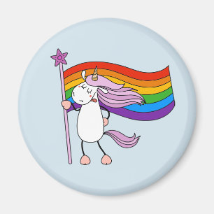 Liefde heeft geen grenzen Unicorn Magneet