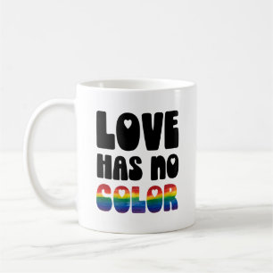 Liefde heeft geen kleur koffiemok