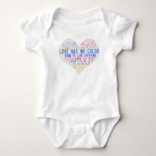 Liefde Heeft Geen Kleur Vriendelijkheid & Gelijkhe Romper