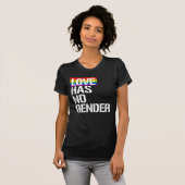 Liefde heeft geen sekse t-shirt (Voorkant volledig)