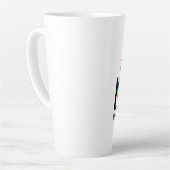 Liefde heeft geen woorden nodig Autisme Bewustheid Latte Mok (Linkerhoek)