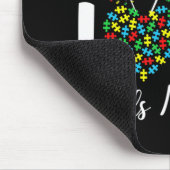 Liefde heeft geen woorden nodig Autisme Bewustheid Muismat (Hoek)