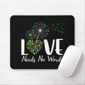 Liefde heeft geen woorden nodig Autisme Bewustheid Muismat (Met muis)