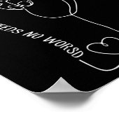 Liefde heeft geen Word ASL Autisme Bewustheid SPED Poster (Hoek)