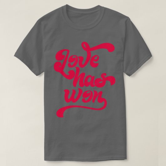 Liefde heeft LHW 1 gewonnen T-shirt (Design voorkant)