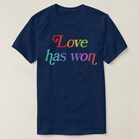 Liefde heeft LHW 2 gewonnen T-shirt (Design voorkant)