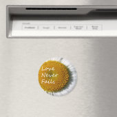 Liefde heeft nooit Daisy 1 Corinthians 13 gefaald Magneet (Insitu (Vaatwasser))