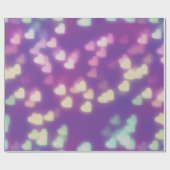 Liefde heeft Paarse roze stekelroze licht Cadeaupapier (Vlak)