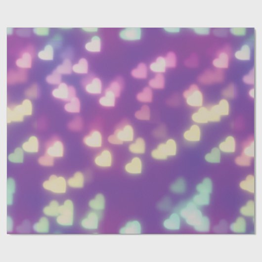 Liefde heeft Paarse roze stekelroze licht Cadeaupapier (Vlak)