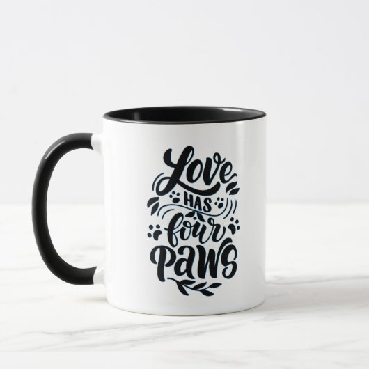Liefde Heeft Vier Pootjes Mok (Links)