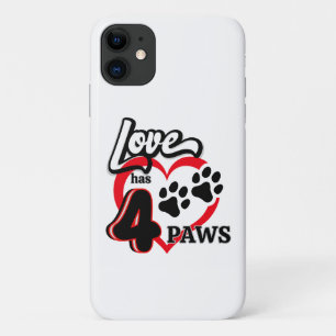 Liefde heeft vier poten telefoonhoesje Case-Mate iPhone case