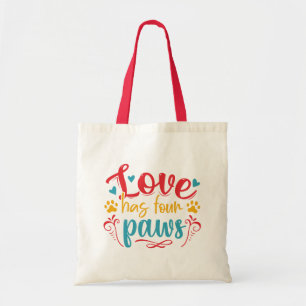 Liefde heeft vier poten tote bag