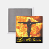 LIEFDE HEEFT VIJANDEN - Magnet (Voorkant / Achterkant)