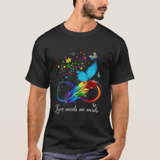 Liefde heeft wereld nodig t-shirt
