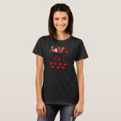 Liefde heet Lala Gnome Leopard Pset Christm T-shirt (Voorkant volledig)